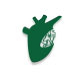 Icona verde che raffigura un cuore infestato dai parassiti della filaria